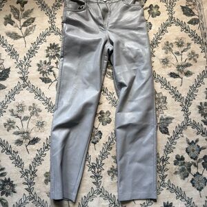 Wilfred Gray Leather Pants